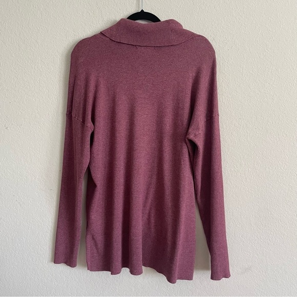 New Directions woman cowl neck knit sweater size XL stretch comfortable fall - Picture 6 of 10